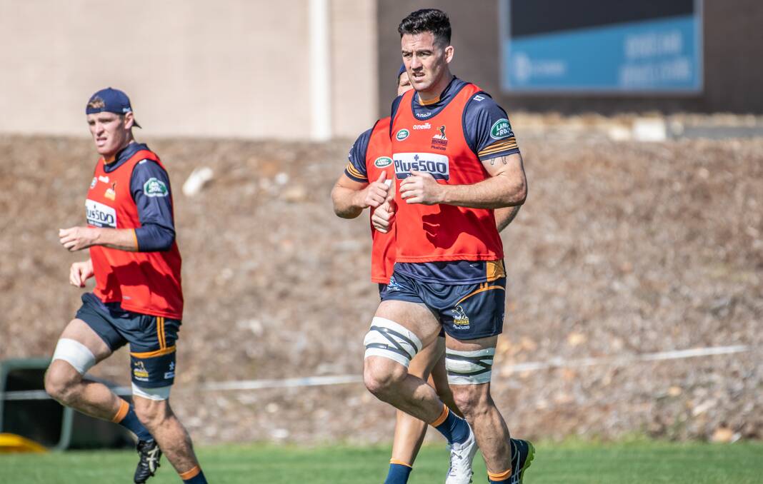 Caderyn Neville, right, will get his first start for the Brumbies this week. Picture: Karleen Minney