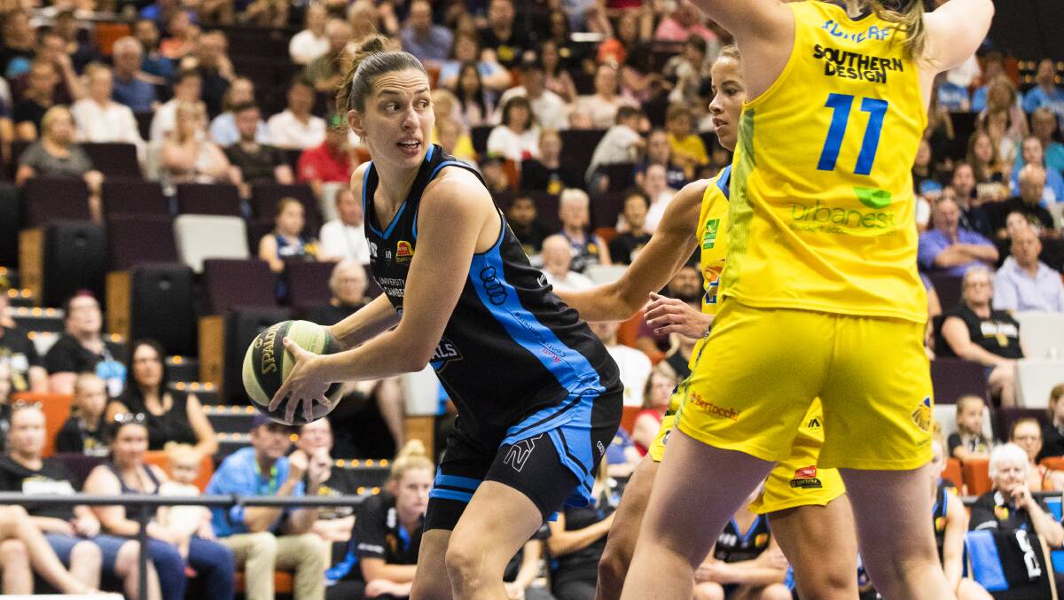 Marianna Tolo is in doubt for Canberra's season opener. Picture: Jamila Toderas