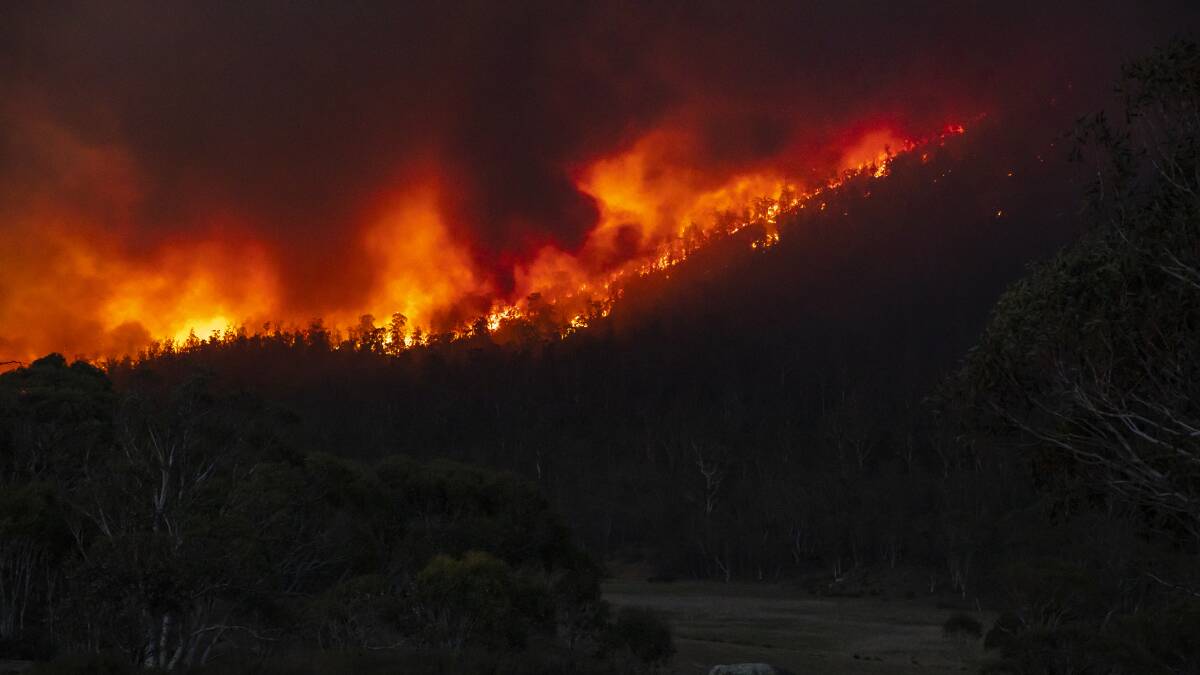 The Orroral Valley fire destroyed 80 per cent of the Namadgi National Park. Picture: Sitthixay Ditthavong