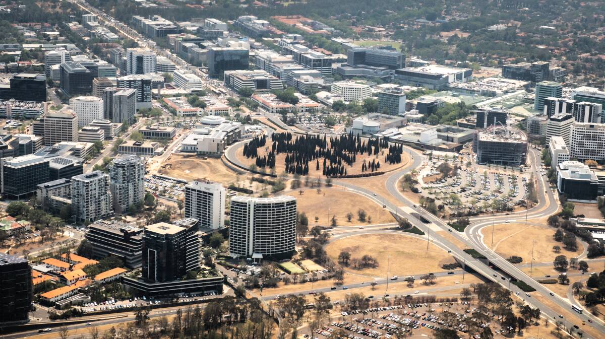 Canberra's iconic City Hill has been the subject of many plans.
Picture: Karleen Minney