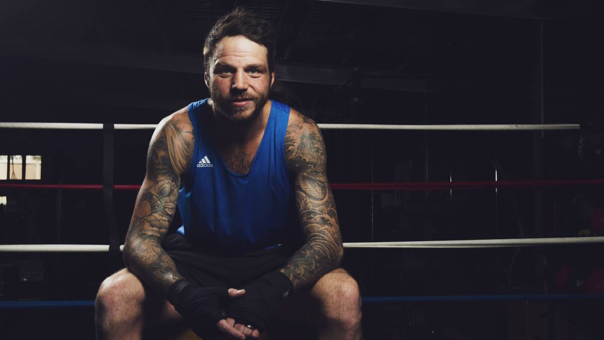 Boxer Beau Hartas at Stockade Training Centre. Picture: Dion Georgopoulos