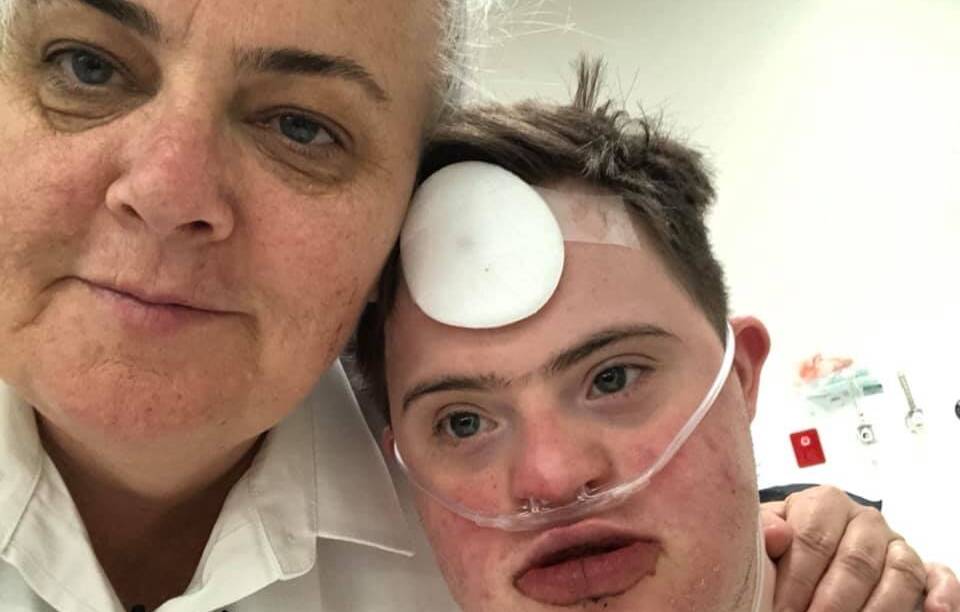 ACT Emergency Services Agency commissioner Georgeina Whelan, alongside her son. Picture: Supplied