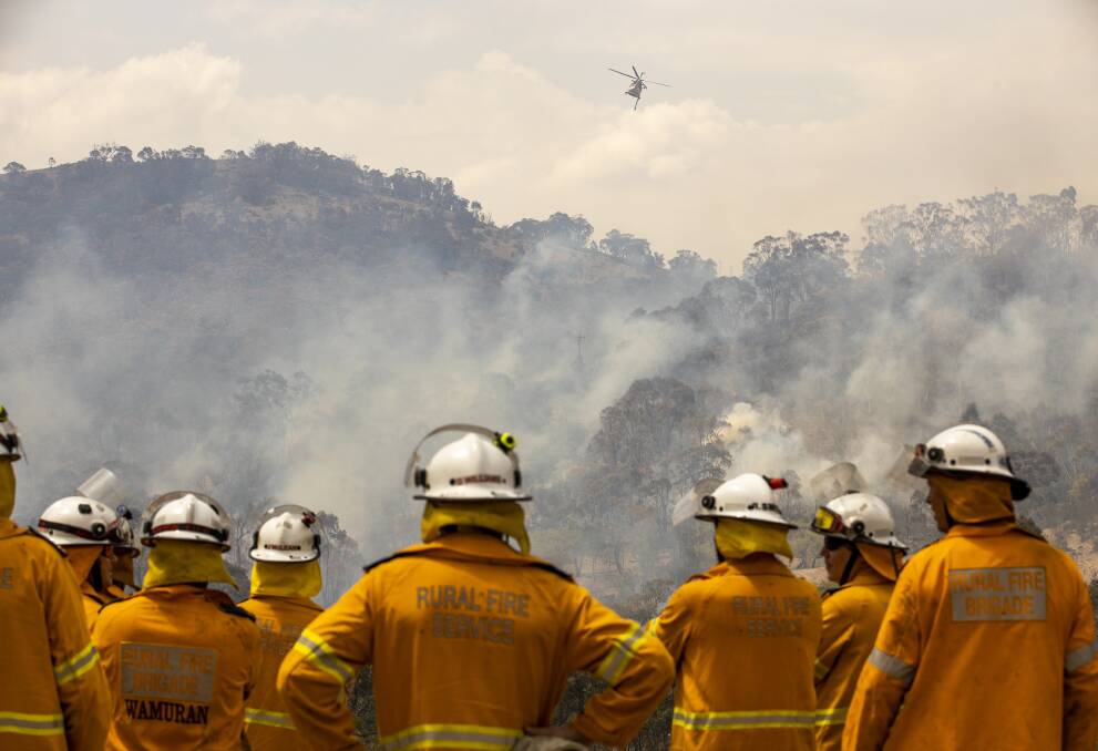 The Orroral Valley fire burnt through 80 per cent of Namadgi National Park. Picture: Sitthixay Ditthavong