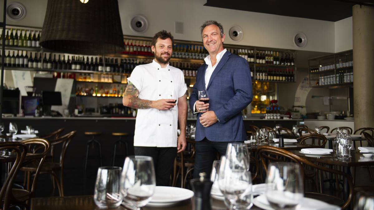 Molto Italian head chefs Jason Lear and Carlo Tosolini. Picture: Dion Georgopoulos