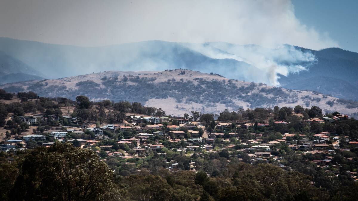 The fire burnt through 80 per cent of Namadgi National Park. Picture: Karleen Minney