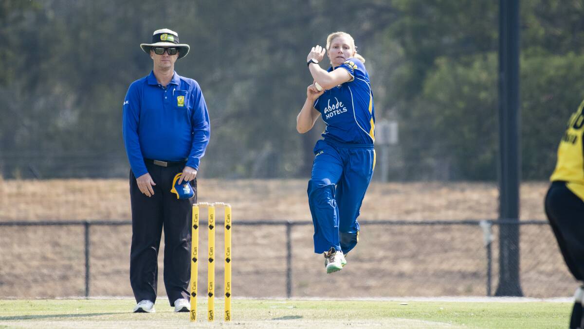 ACT Meteors' Zoe Cooke is gearing up for her second match of the WNCL season. Picture: Sitthixay Ditthavong