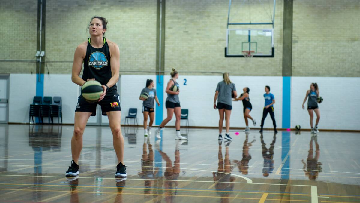 The Canberra Capitals are poised to launch their pre-season training program in October. Picture: Karleen Minney