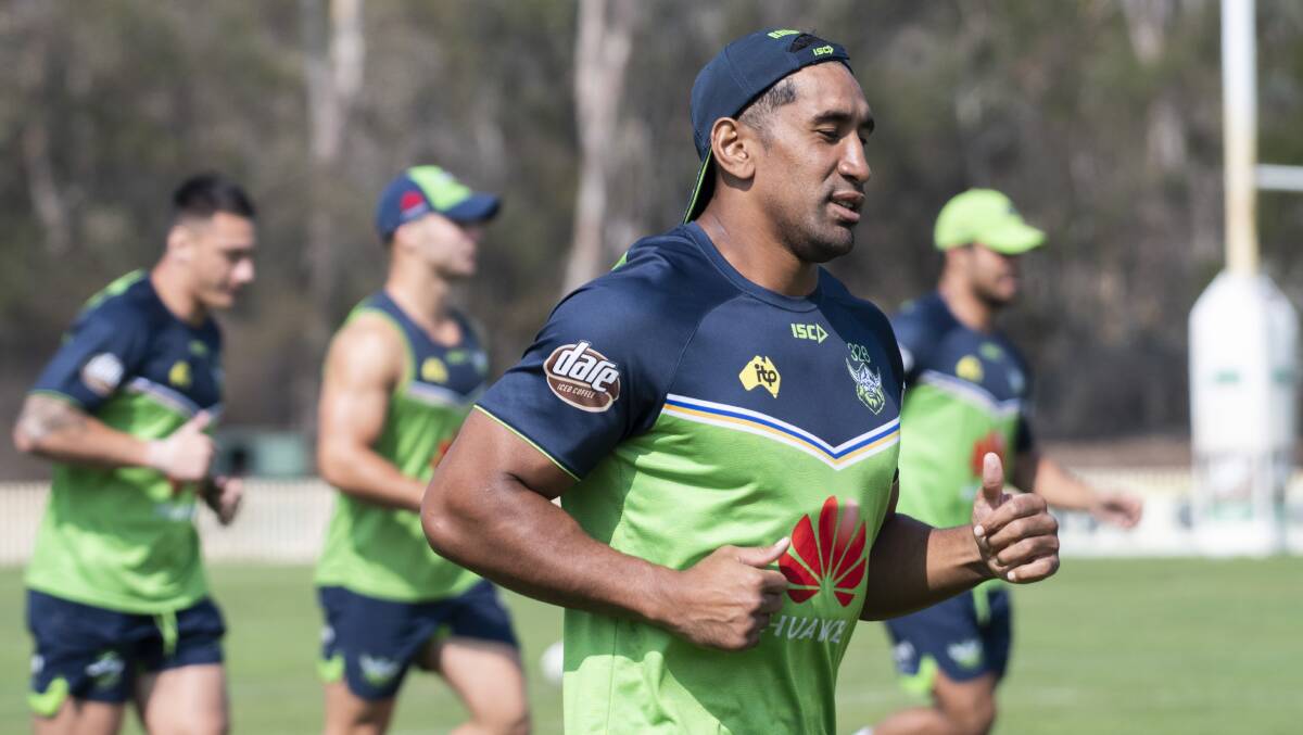 Sia Soliola opted against a flu shot. Picture: Dion Georgopoulos