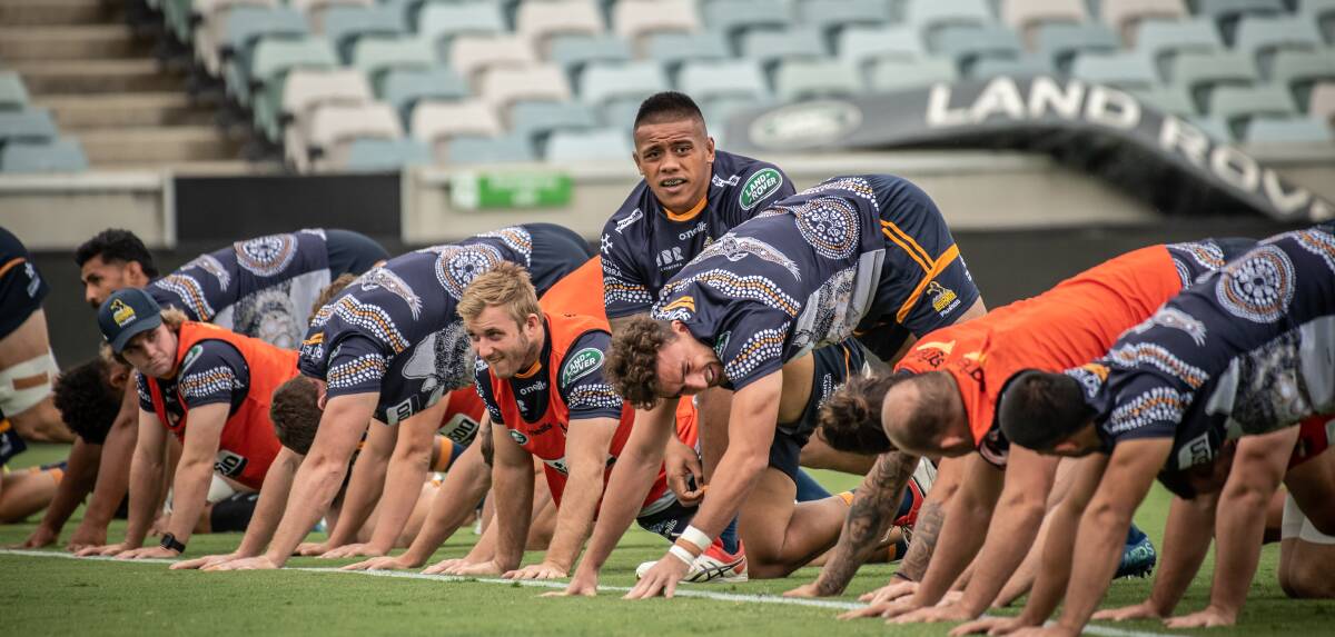 Ready for round two: The Brumbies will play the Rebels on Friday night. Picture: Karleen Minney