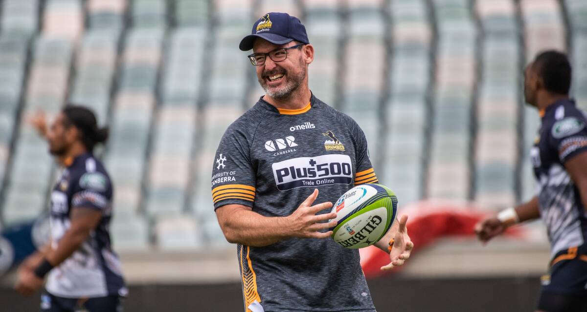 Brumbies coach Dan McKellar has lit the fuse for a clash with the Waratahs. Picture: Karleen Minney