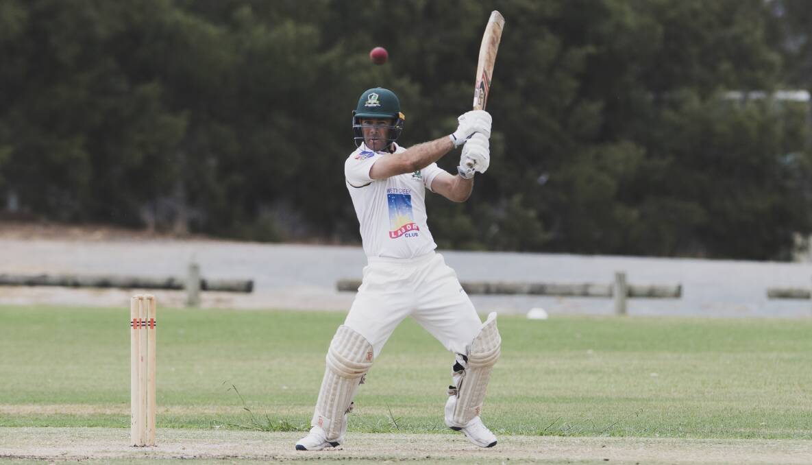 Weston Creek Molonglo's Harry Medhurst played a starring role with the bat and ball on Saturday. Picture: Dion Georgopoulos