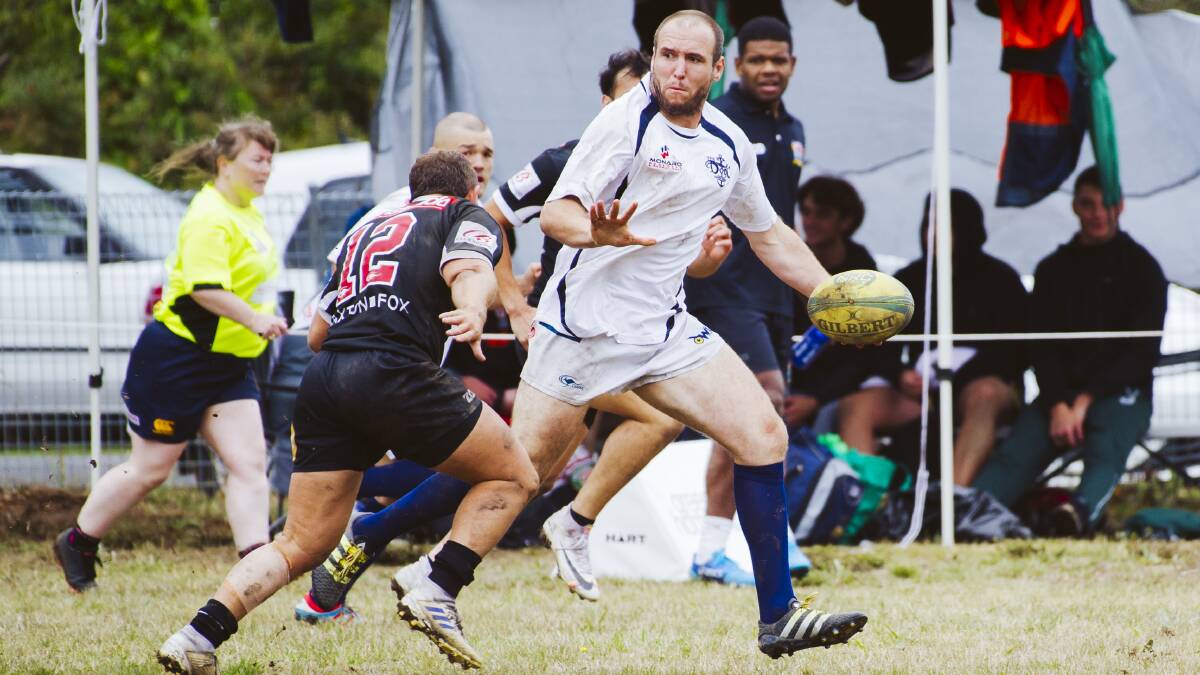 Former Brumbies player Ben Alexander led The Dockheads in the Braidwood Bushfire Sevens tournament. Picture: Jamila Toderas