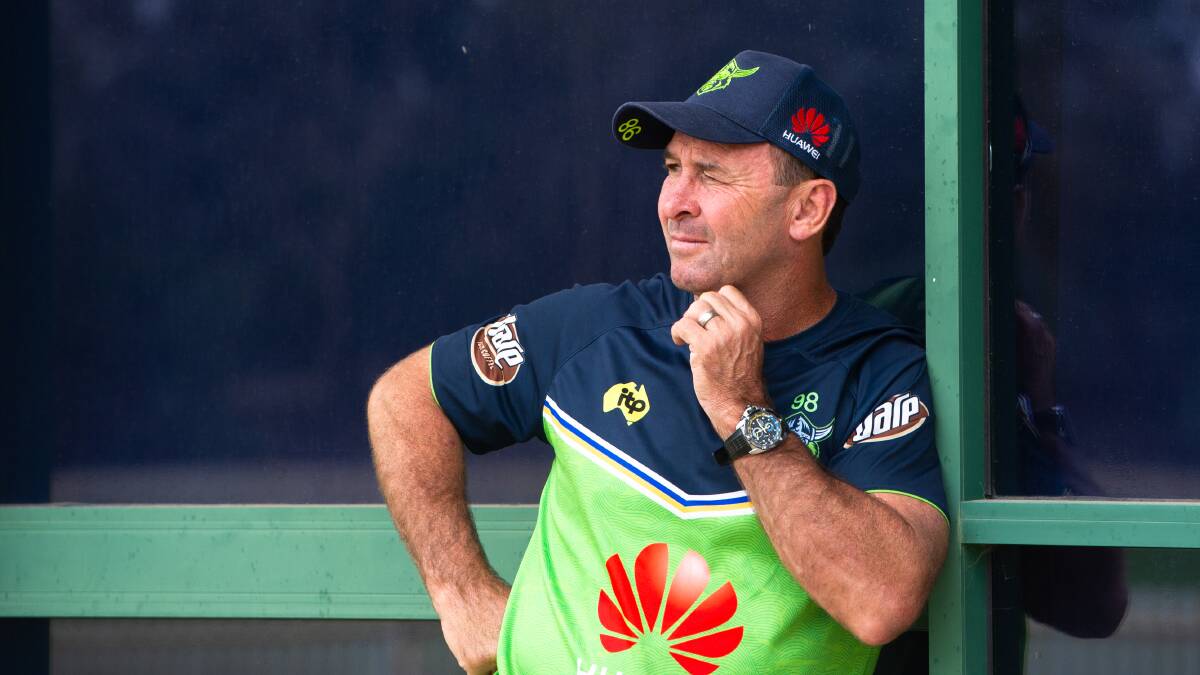Canberra Raiders coach Ricky Stuart could be stripped of two early wins. Picture: Elesa Kurtz
