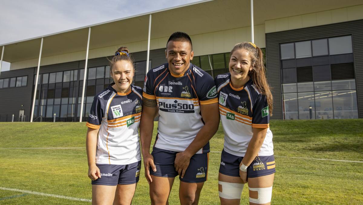 The Brumbies men's and women's team will play a double header this Saturday night at Canberra Stadium. Picture: Sitthixay Ditthavong.