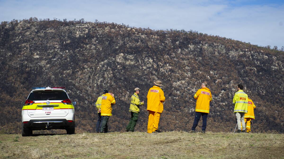 The Orroral Valley fire's aftermath at Namadgi National Park. Picture: Dion Georgopoulos