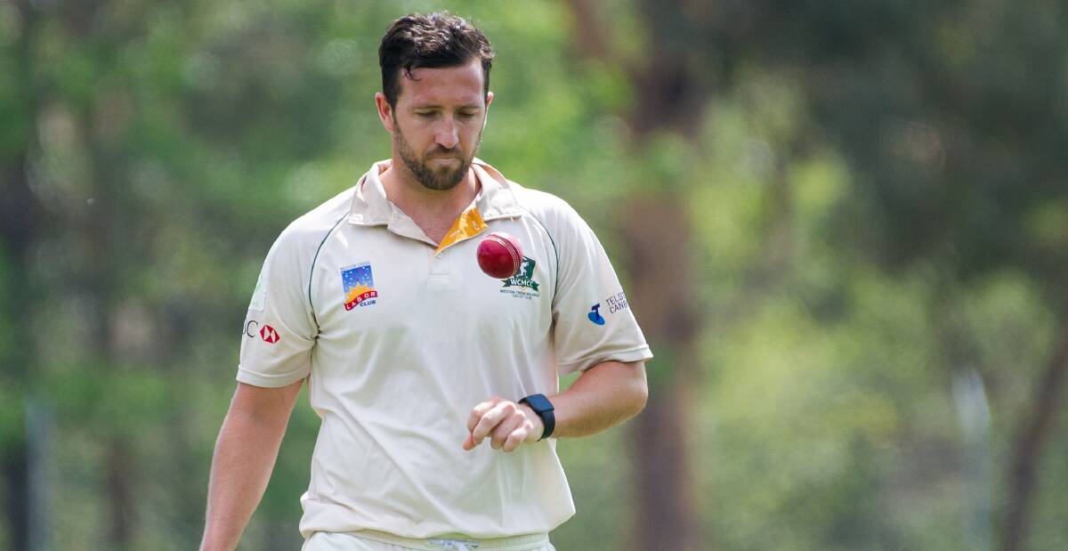 Weston Creek Molonglo bowler Djali Bloomfield took a four-wicket haul. Picture: Elesa Kurtz