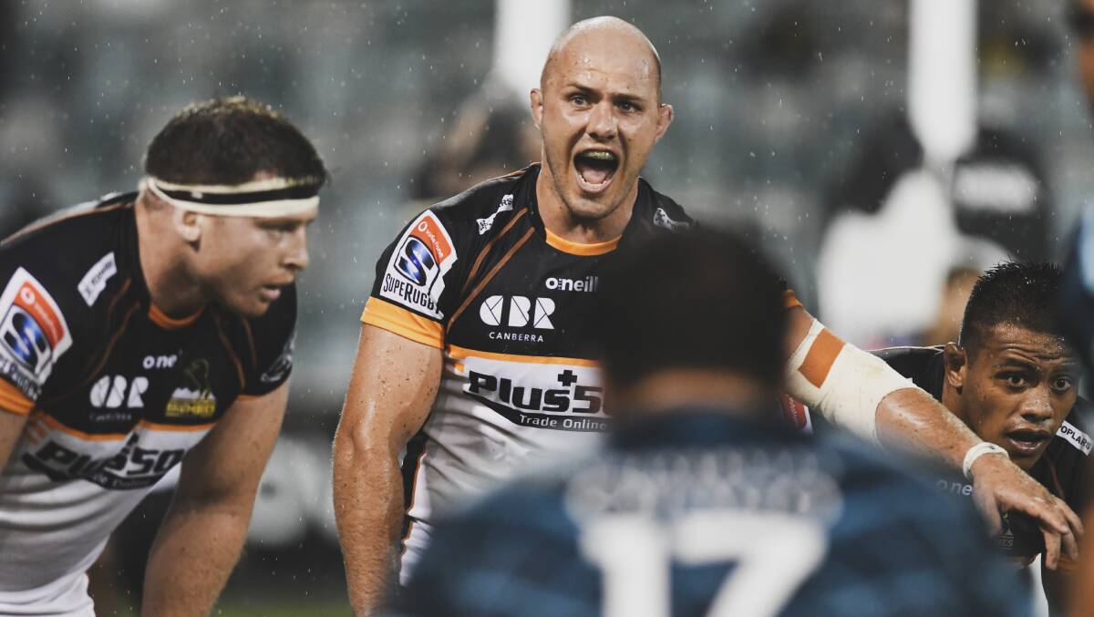 Lachlan McCaffrey and the Brumbies would have "no issue" starting from scratch. Picture: Dion Georgopoulos