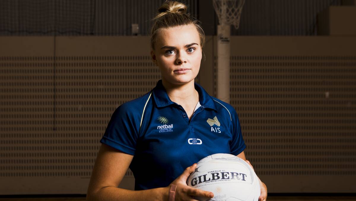 Matilda McDonell, Giants Netball and Australian under-21s player. Picture: Jamila Toderas.
