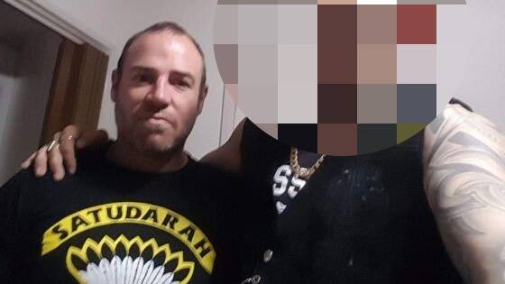 Darin Keir, who police say is the Canberra chapter president of the Satudarah outlaw motorcycle gang. Picture: LinkedIn