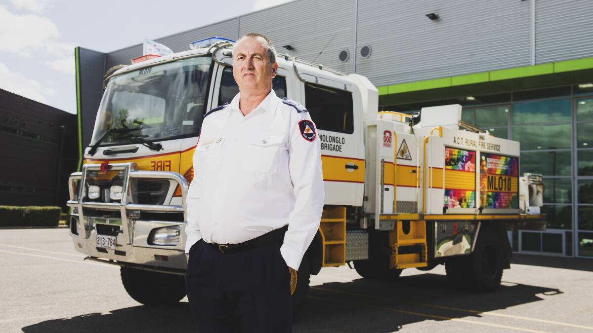 ACT RFS chief officer Joe Murphy is retiring. Picture: Dion Georgopoulos