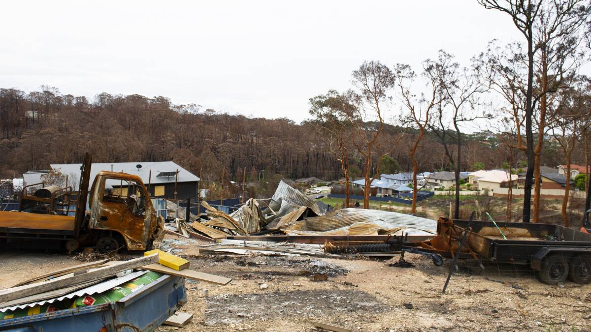 The bushfire recovery agency expects it will spend $400 million on debris removal in NSW alone. Picture: Dion Georgopoulos