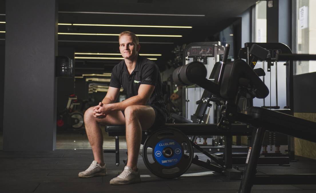 Personal trainer manager Timothy Butler will be part of Club Lime's more than 200 gym trainers set to benefit from additional training. Picture: Dion Georgopoulos