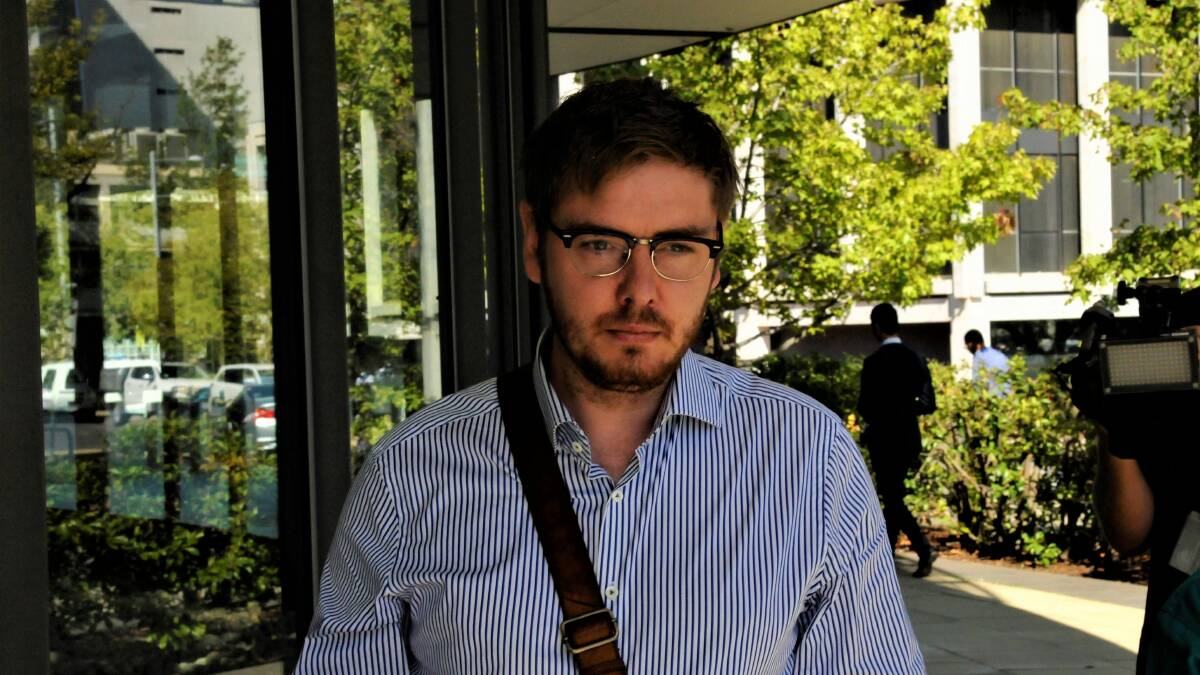 Former Canberra journalist James Michael Waugh, who has pleaded guilty to threatening to kill Christians. Picture: Blake Foden