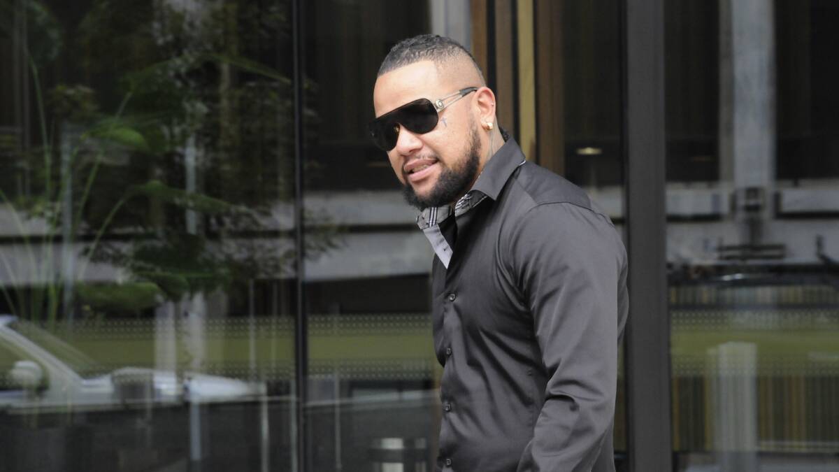Palei Maifelemi leaves the ACT Magistrates Court on Monday. Picture: Blake Foden