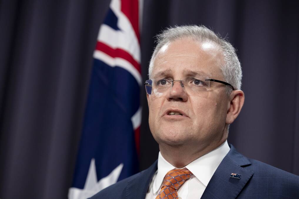 Prime Minister Scott Morrison has announced $100 million to help states fight coronavirus. Picture: Sitthixay Ditthavong