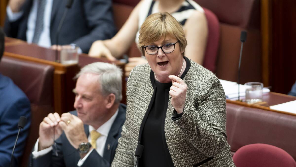 Defence Minister Linda Reynolds on Tuesday. Picture: Sitthixay Ditthavong