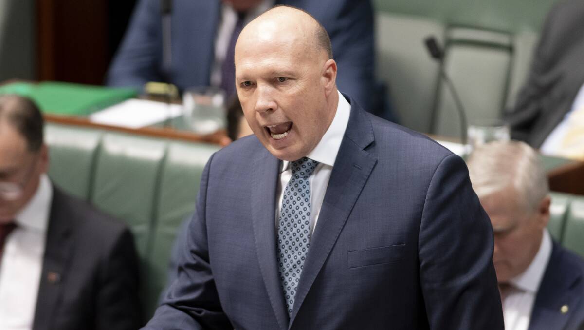 Home Affairs Minister Peter Dutton. Picture: Sitthixay Ditthavong