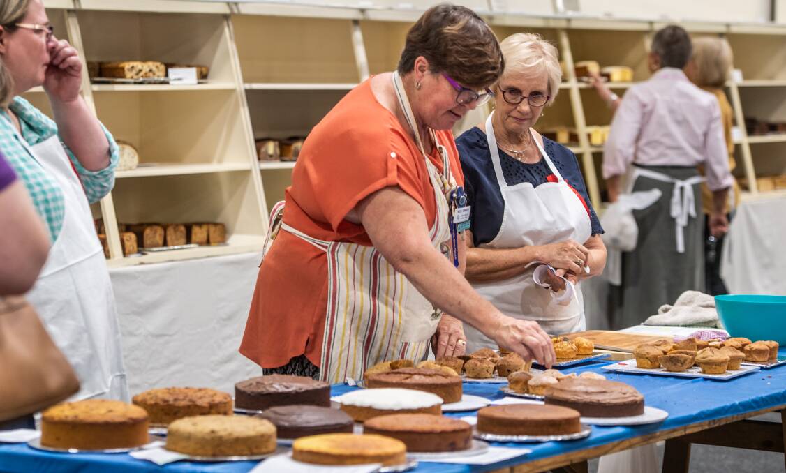 Judge Helen Robinson looks over some muffins. Picture: Karleen Minney