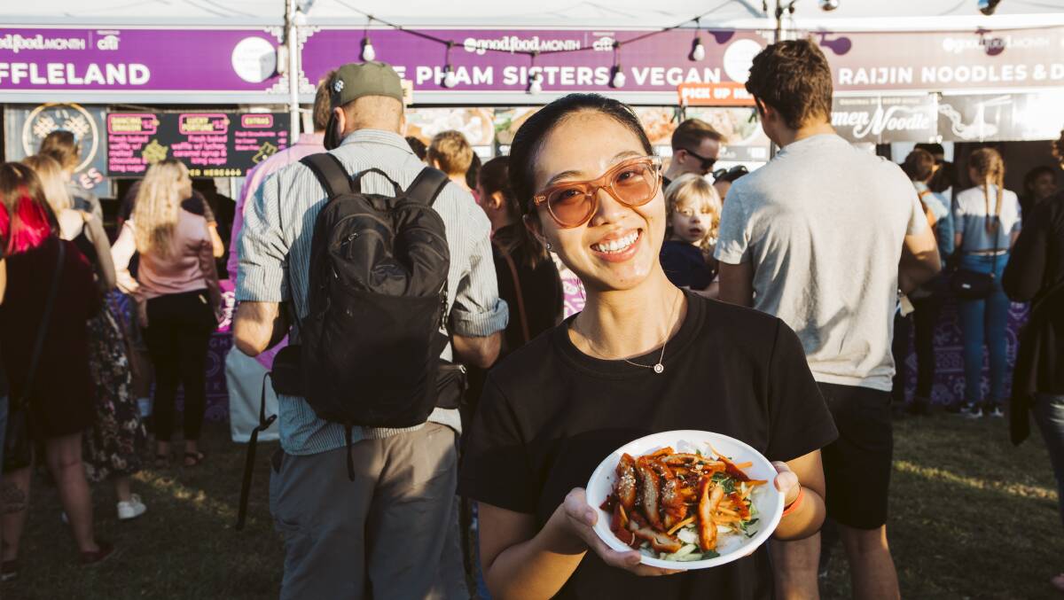 The Canberra Night Noodle Markets will be offerng food throughout the long weekend. Picture: Jamila Toderas