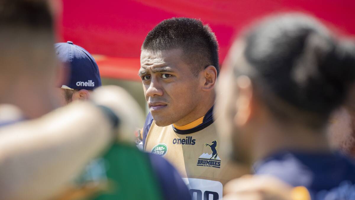 Brumbies skipper Allan Alaalatoa has backed his young teammates to shine. Picture: Sitthixay Ditthavong