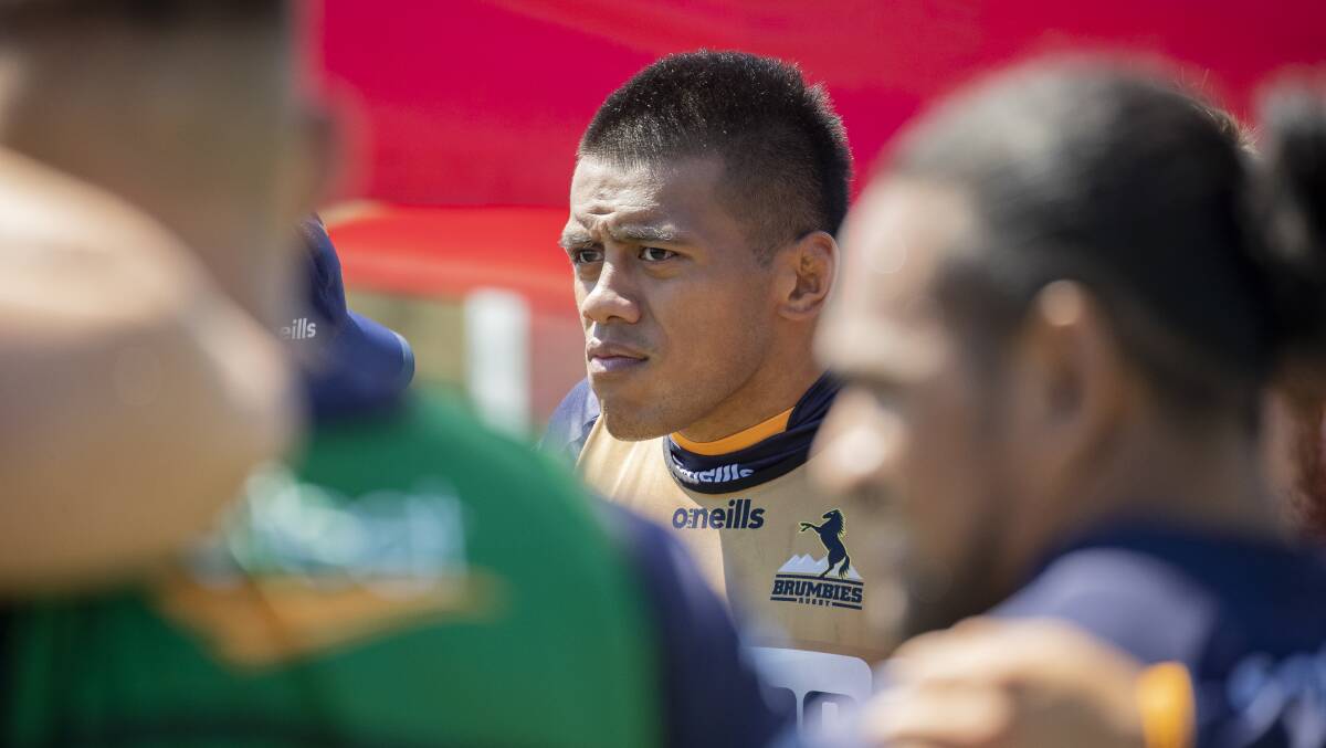 Brumbies captain Allan Alaalatoa says the Super Rugby AU favourites have plenty to work on. Picture: Sitthixay Ditthavong