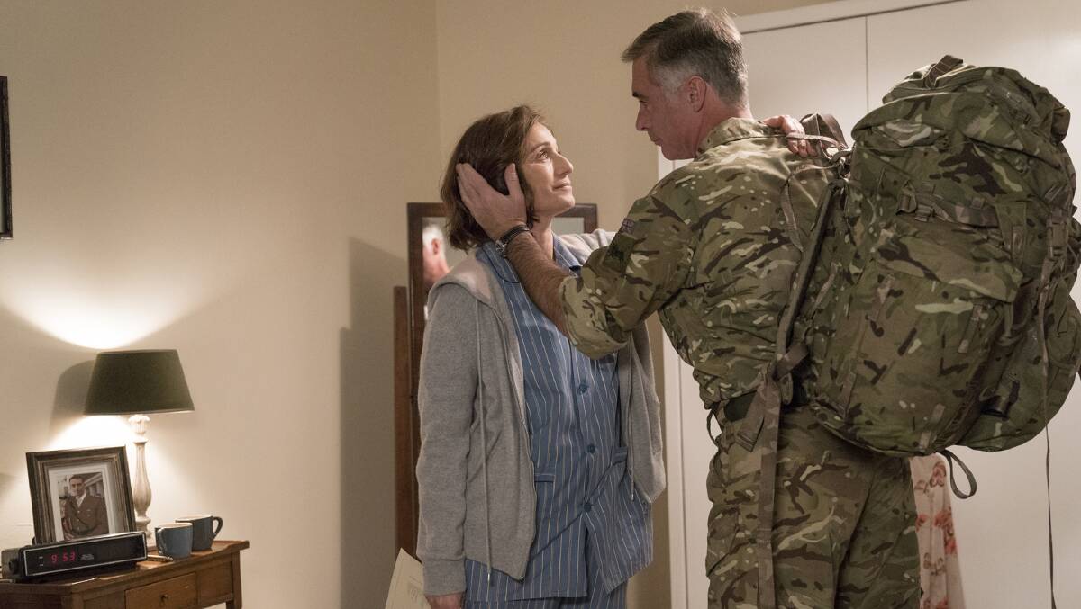 A scene from Military Wives. Picture: Aimee Spinks