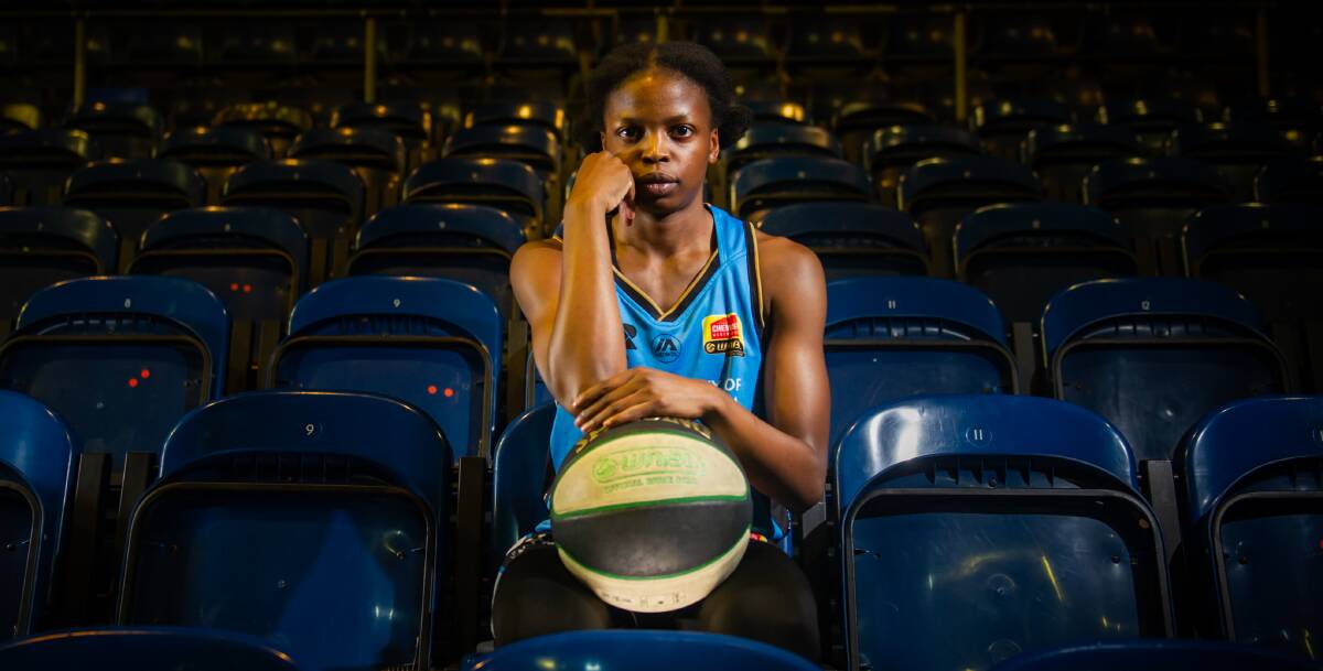 Olivia Epoupa is determined to win a championship with the Capitals. Picture: Karleen Minney