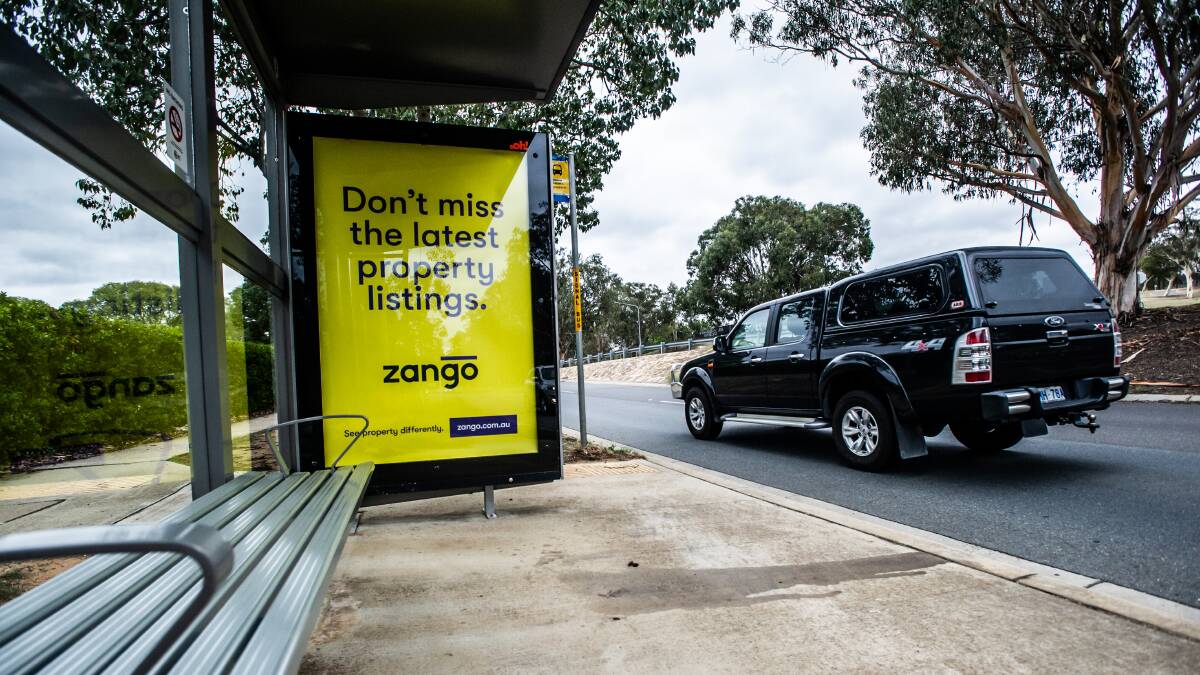 Zango has announced its launch with an advertising blitz across Canberra. Picture: Karleen Minney