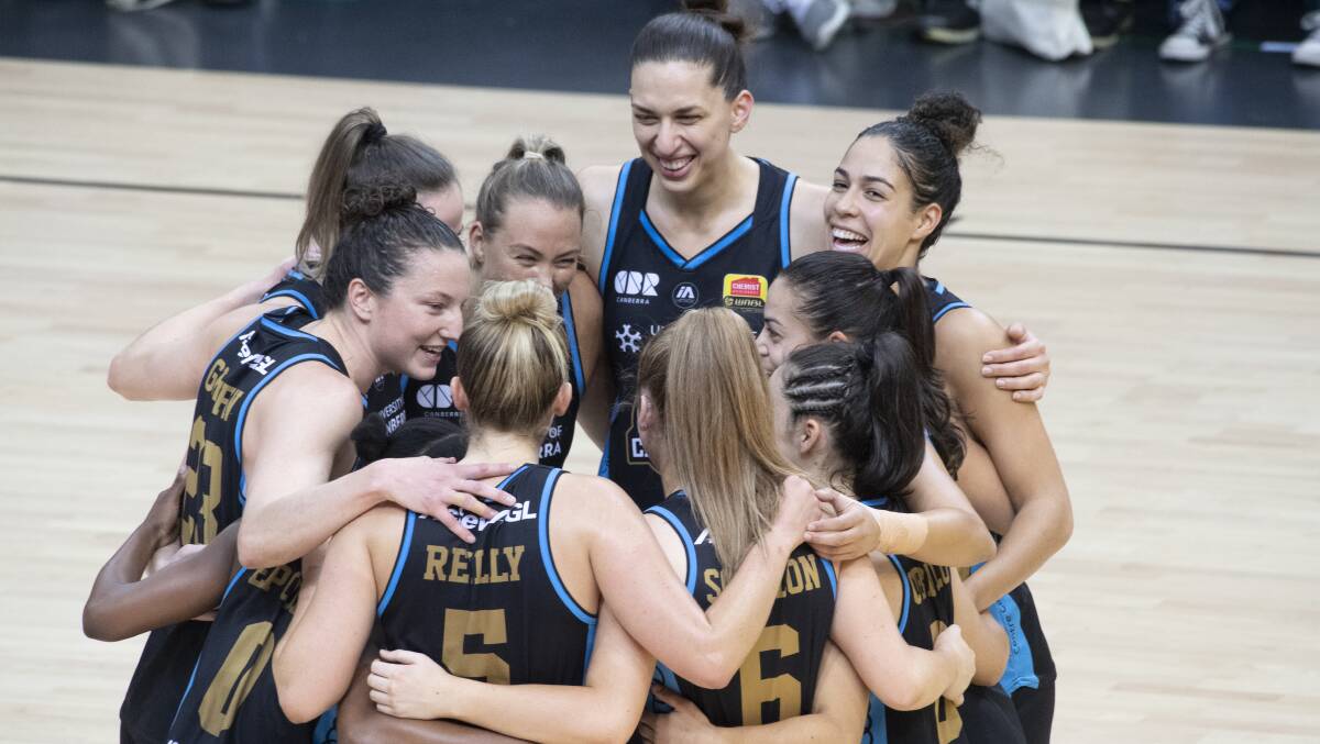 The Canberra Capitals are champions again. Picture: Karleen Minney