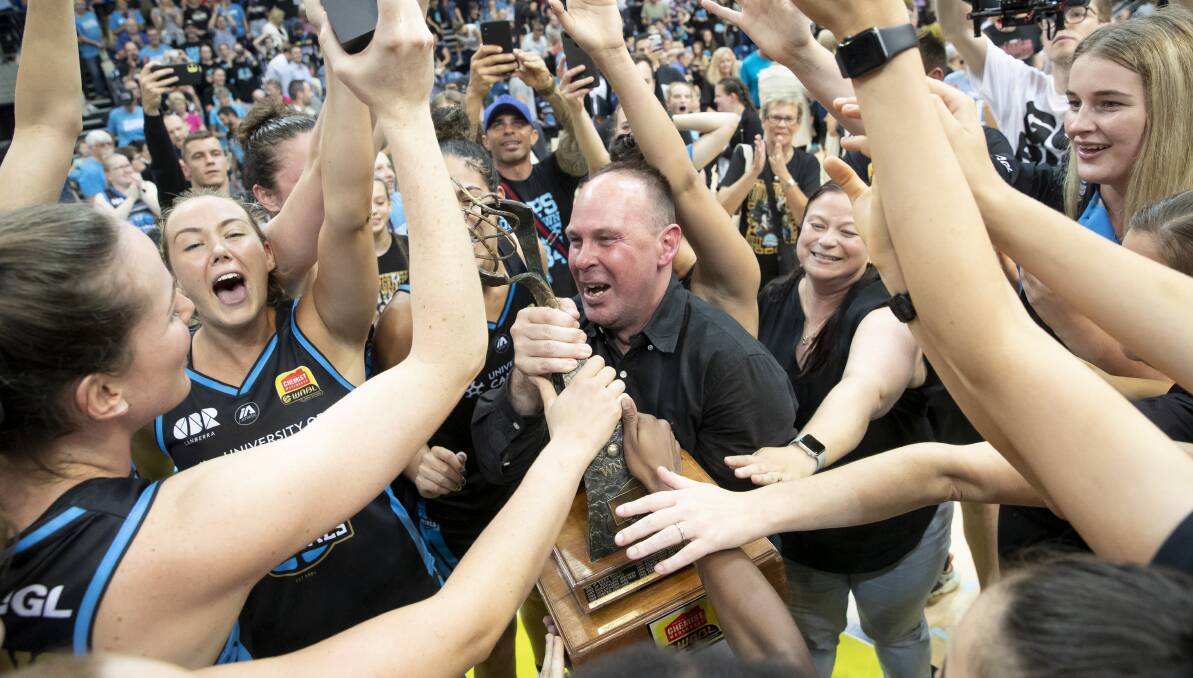 The Canberra Capitals have claimed consecutive WNBL championships. Picture: Sitthixay Ditthavong