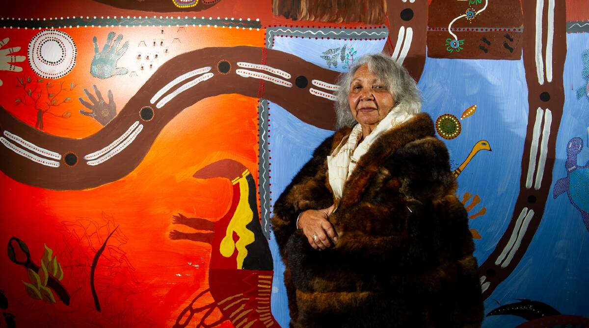 Aboriginal elder Aunty Matilda House says society needs to confront racism head on. Picture: Karleen Minney
