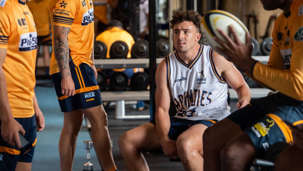 Tom Banks is in the frame to return from a foot injury as the Brumbies prepare for the Waratahs. Picture: Karleen Minney