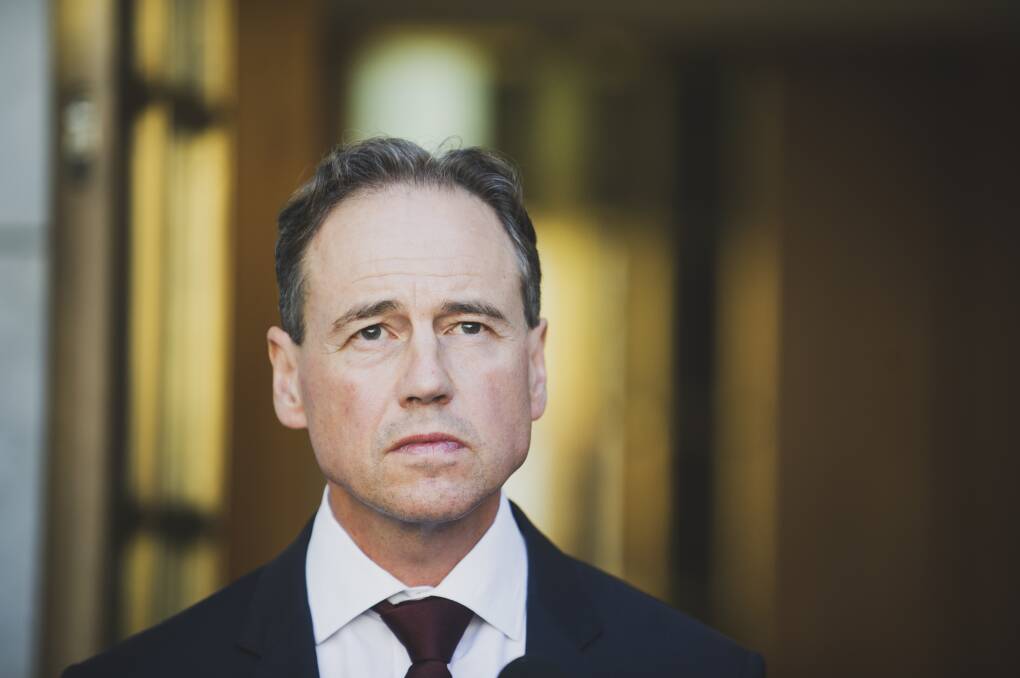 Health and Aged Care Minister Greg Hunt said Tuesday's budget would include a "transformative" investment in aged care. Picture: Dion Georgopoulos