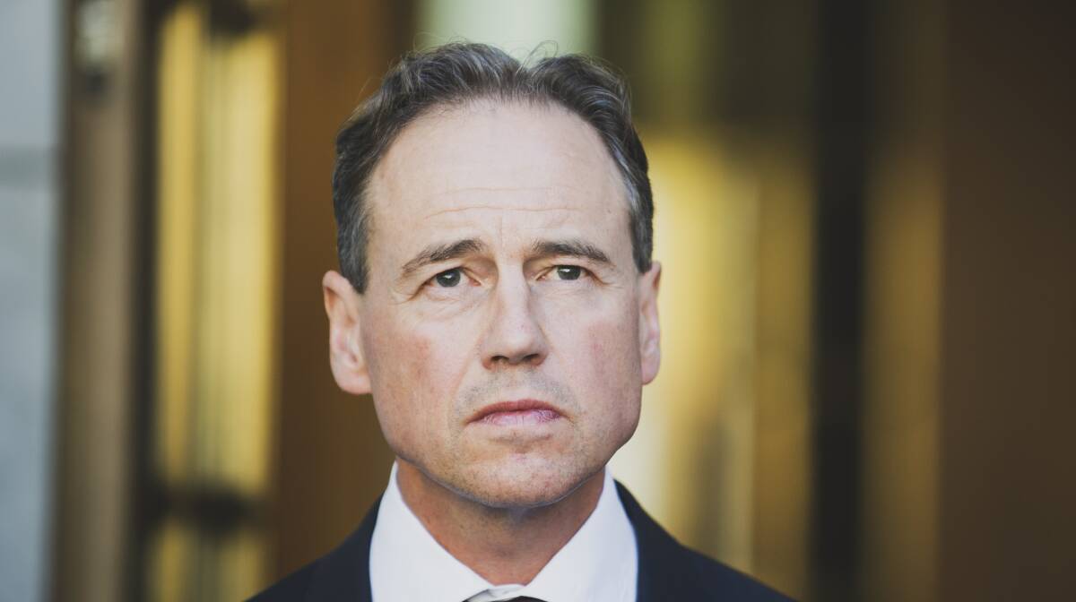 Health Minister Greg Hunt. Picture: Dion Georgopoulos