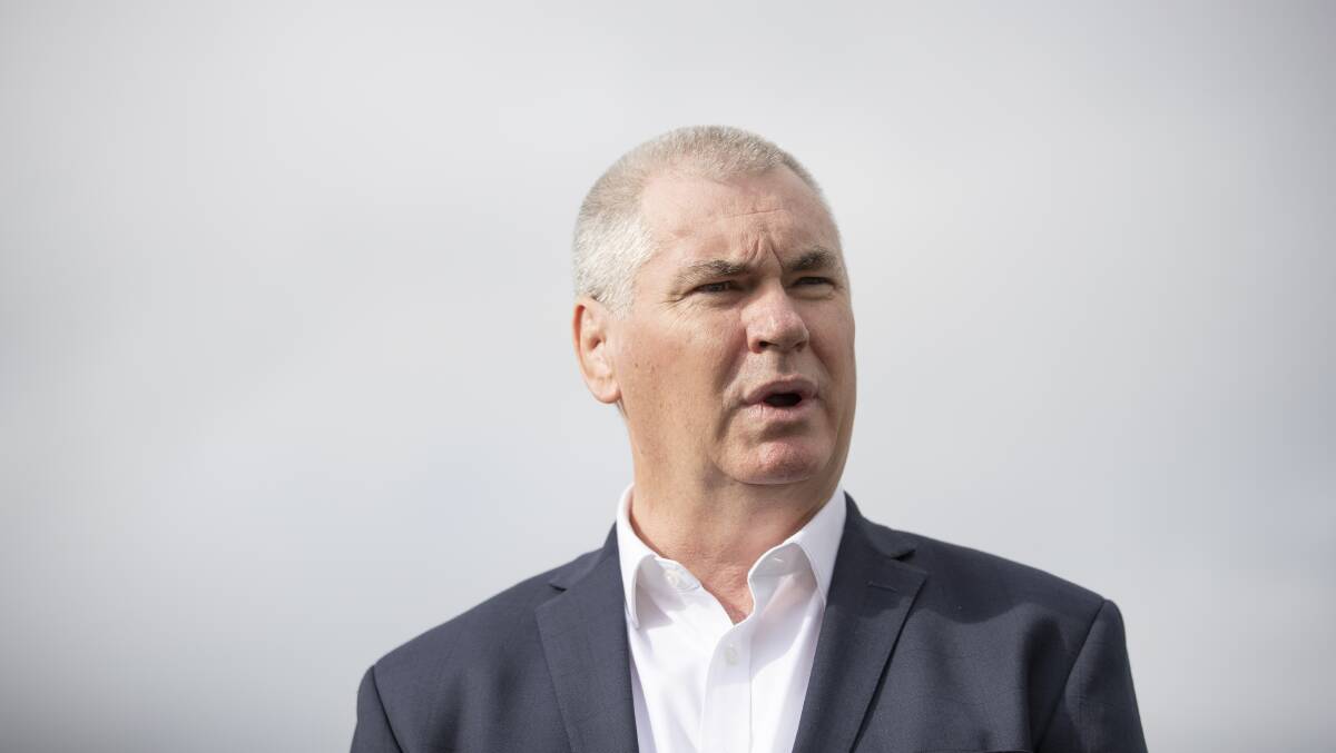 Brumbies chief Phil Thomson is working to secure sponsors and a new coach for 2023. Picture: Sitthixay Ditthavong