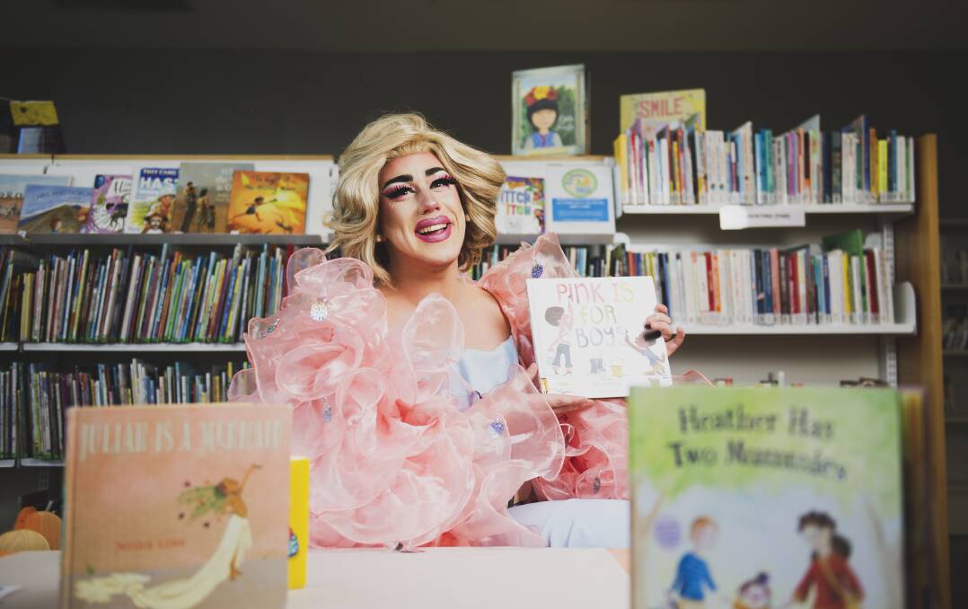 Rainbow Families Drag Story Time will be presented by local drag queen Toni Kola. Picture: Dion Georgopoulos