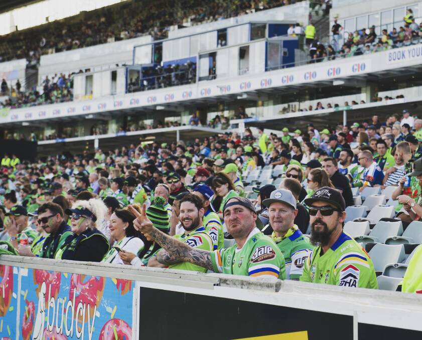 NSW deputy premier John Barilaro wants the Raiders back playing at Canberra Stadium. Picture: Dion Georgopoulos