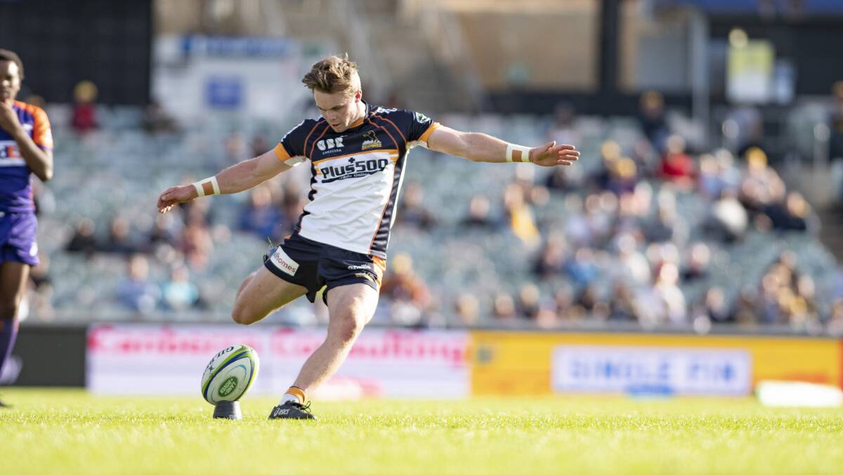 Brumbies young gun Ryan Lonergan is keen to play in front of bigger crowds this year. Picture: Sitthixay Ditthavong