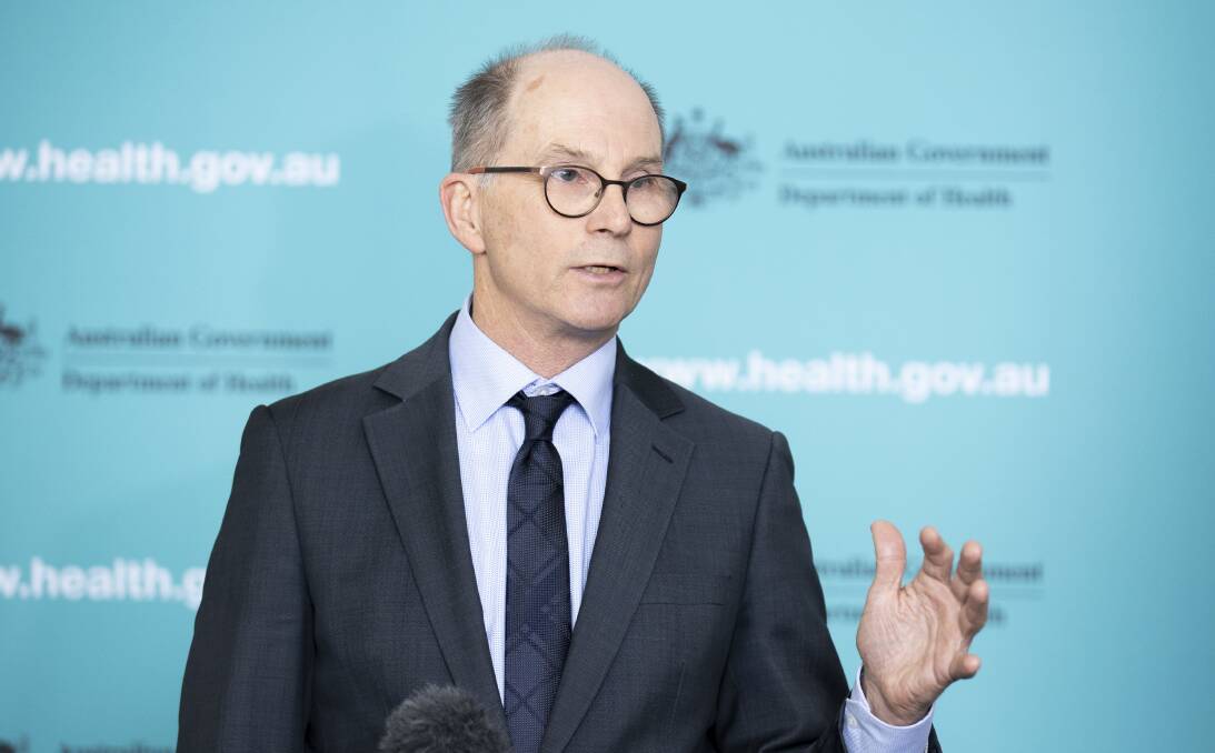 Deputy Chief Medical Officer Paul Kelly in Canberra. Picture: Sitthixay Ditthavong