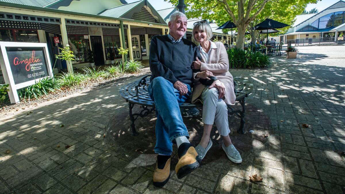 Owners of Gold Creek Village John and Lyn Anderson have offered their tenants free rent for a month to help them trade through the coronavirus downturn. Picture: Karleen Minney